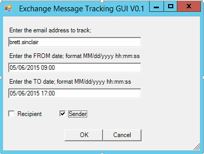exchange 2013 message tracking gui